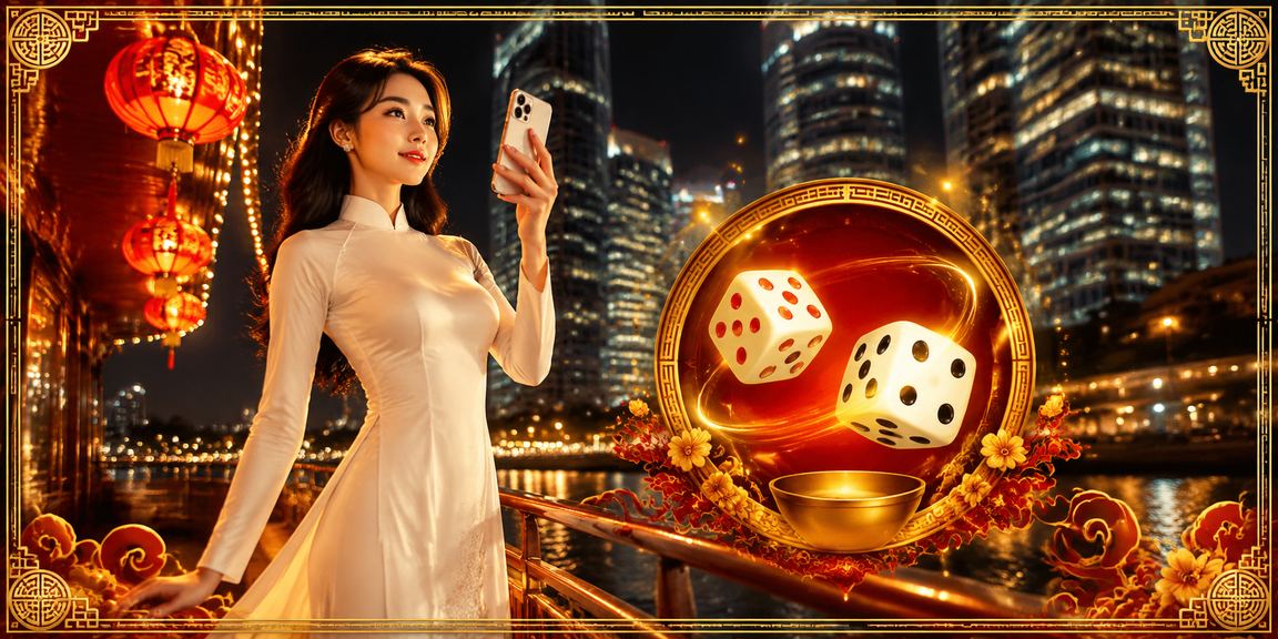 Người chơi Hà Nội trải nghiệm Tài Xỉu trực tuyến với trang phục áo dài truyền thống