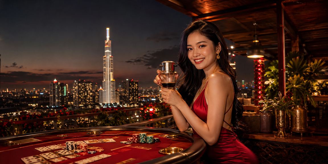 Người chơi tại TP Hồ Chí Minh thưởng thức baccarat trực tuyến cùng ly cà phê